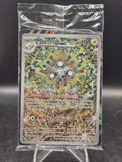 Pokemon TCG Magneton SVP 159 Surging Sparks Full Art Black Star Promo Sealed - Image 1