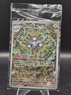 Pokemon TCG Magneton SVP 159 Surging Sparks Full Art Black Star Promo Sealed - Image 3