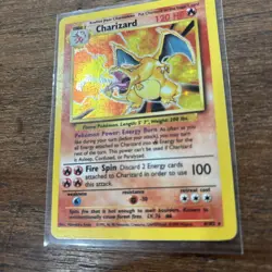 Charizard 4/102 Base Set Unlimited Holo Rare Pokemon Card WOTC Vintage - Image 4
