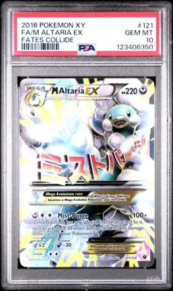 PSA 10 M ALTARIA EX 121 XY FATES COLLIDE MEGA POKEMON GEM MINT - Image 1