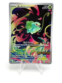 Pokemon Bulbasaur Mega Evolution Stamped Illustration Rare Mega Evolution Promos - Image 1