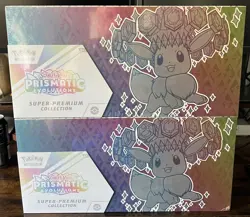Pokemon TCG: (2) Prismatic Evolutions Super-Premium Collection Box (New/Sealed) - Image 1