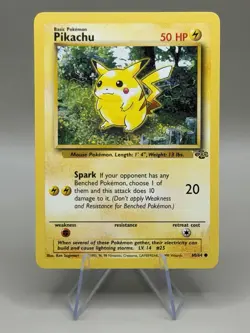 Pokemon Jungle Pikachu 60/64 WOTC Vintage Non Holo Card - Image 1