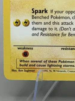 Pokemon Jungle Pikachu 60/64 WOTC Vintage Non Holo Card - Image 5
