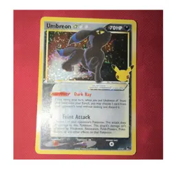 Pokemon TCG Umbreon Star 17/17 Celebrations Classic Collection Holo 70 HP - Image 1