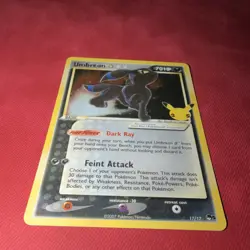 Pokemon TCG Umbreon Star 17/17 Celebrations Classic Collection Holo 70 HP - Image 2