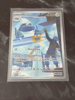 Pokemon TCG Metang 94/86 Illustration Rare ME04: Chaos Rising NM - Image 1