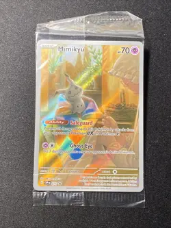 Pokemon TCG Mimikyu 075 S&V Paldean Fates ETB Black Star Promo SEALED - Image 3