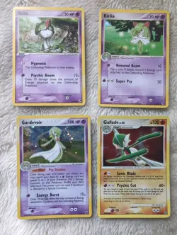 Gardevoir 7/109 Ruby And Sapphire, Gallade 6/132 Holo Rare Evolution Line TCG - Image 1