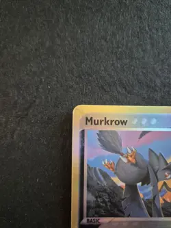 Pokemon Murkrow 47/100 Reverse Holo Basic EX E-Reader E-Series 2003 Nintendo - Image 3