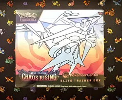 Chaos Rising Pokemon Center Elite Trainer Box ETB SEALED - Image 1