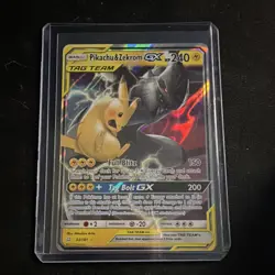 Pokemon Pikachu & Zekrom GX TAG TEAM Ultra Rare Holo 33/181 240HP 2019 - Image 1