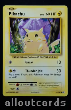 2016 Pokemon Evolutions Pikachu 35/108 NM/M - Image 1