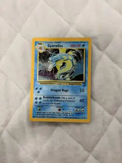 Pokemon Gyarados Base Set 2 Holo Rare SWIRL 💫7/130 -NM Condition - Image 1