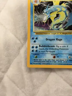 Pokemon Gyarados Base Set 2 Holo Rare SWIRL 💫7/130 -NM Condition - Image 4