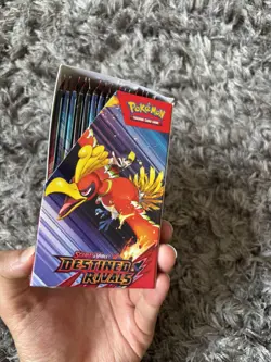 Pokemon TCG Destined Rivals Half Booster Box- 18 Packs - No seal - Image 3