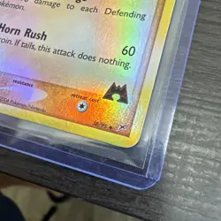 Pokemon Team Magma vs Team Aqua Team Magma's Rhyhorn Reverse Holo 38/95 NM - Image 2