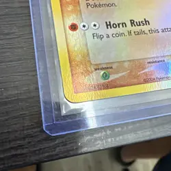 Pokemon Team Magma vs Team Aqua Team Magma's Rhyhorn Reverse Holo 38/95 NM - Image 3