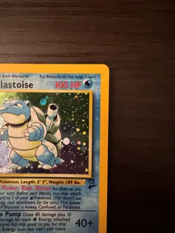 Pokemon LP Base Set 2 Blastoise 2/130 Holo Rare - Image 3