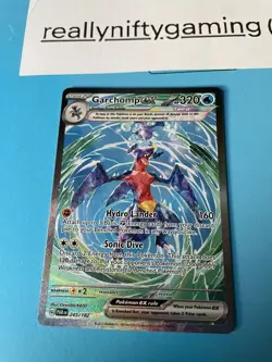 Garchomp Ex 245/182 Special Illustration Rare Paradox Rift PAR Pokemon TCG NM - Image 1