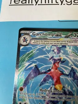 Garchomp Ex 245/182 Special Illustration Rare Paradox Rift PAR Pokemon TCG NM - Image 2