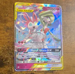Pokemon TCG Sun & Moon Gardevoir & Sylveon GX Tag Team 130/214 Holo 2019 English - Image 1