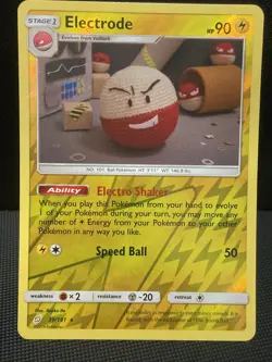 Electrode - 39/181 - Holo Rare - Reverse Holo Pokemon TCG SM Team Up - Image 1