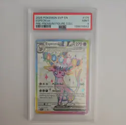 2025 POKEMON SVP EN ESPEON ex #175 PRE PREMIUM FIGURE COLL PSA 9 MINT - Image 3