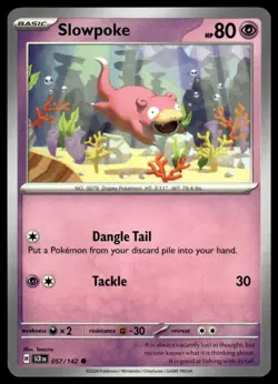 Slowpoke #057/142 SV07: Stellar Crown Pokemon - Image 1