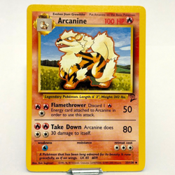 Arcanine 33/130 Base Set 2 Uncommon LP Pokemon TCG - Image 1