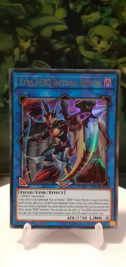 Xtra HERO Infernal Devicer ULTRA RARE 1st Ed VLP DUOV-EN013 - Image 1