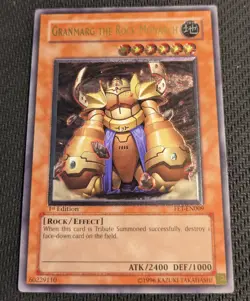 Yugioh Granmarg the Rock Monarch FET-EN009 1st Edition Ultimate Rare VLP! - Image 1
