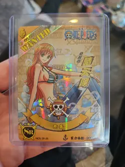 Nami SR NO5 SR-26 One Piece Anime Card Holo Foil - Image 1