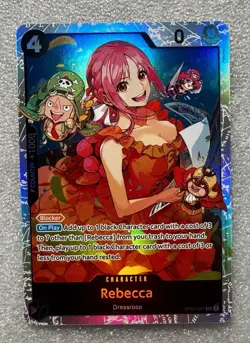 One Piece TCG Championship Promo Rebecca OP05-091 SR Design - Image 1
