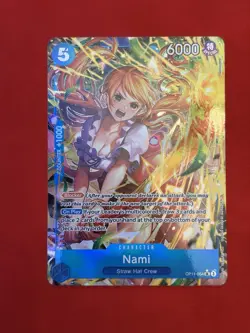 One Piece TCG Alt Art Nami OP11-054 A Fist Of Divine Speed One Piece Trading - Image 1