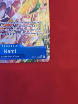 One Piece TCG Alt Art Nami OP11-054 A Fist Of Divine Speed One Piece Trading - Image 2