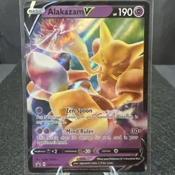 Alakazam V - SWSH083 Sword & Shield Promo Pokemon TCG Near Mint NM - Image 1