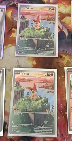 Pokemon TCG Victini 208 Illustration Collection Black Star Promo - Image 1