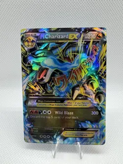 G2U Mega M Charizard EX X 69106 Flashfire Holo Rare Pokemon 2014 MP - Image 1