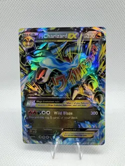 G2U Mega M Charizard EX X 69106 Flashfire Holo Rare Pokemon 2014 MP - Image 2