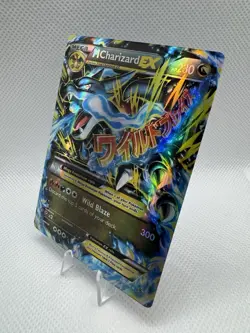 G2U Mega M Charizard EX X 69106 Flashfire Holo Rare Pokemon 2014 MP - Image 3