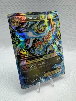 G2U Mega M Charizard EX X 69106 Flashfire Holo Rare Pokemon 2014 MP - Image 4