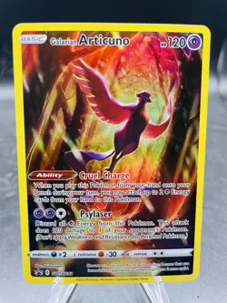 Pokemon Galarian Articuno SWSH282 Crown Zenith Holo Black Star Promo NM - Image 1