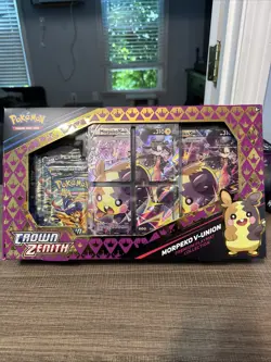 Pokemon TCG Crown Zenith Morpeko V-Union Premium Playmat Collection! - Image 1
