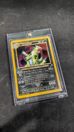 Tyranitar 12/75 Neo Discovery Pokemon Card Holo Foil Rare HP - 2nd Card - Image 1