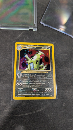 Tyranitar 12/75 Neo Discovery Pokemon Card Holo Foil Rare HP - 2nd Card - Image 2