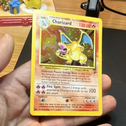 [NM] Charizard 004/130 Base Set 2 Holo Rare 120 HP Pokemon TCG 1995 - Image 1