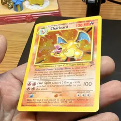 [NM] Charizard 004/130 Base Set 2 Holo Rare 120 HP Pokemon TCG 1995 - Image 2