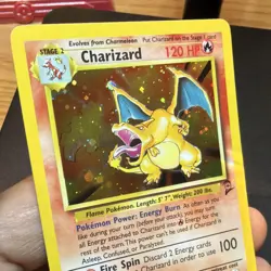 [NM] Charizard 004/130 Base Set 2 Holo Rare 120 HP Pokemon TCG 1995 - Image 3