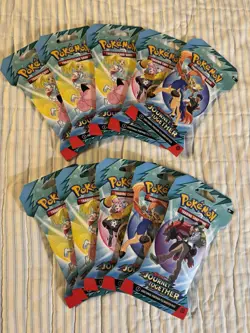 Pokemon Journey Together Lot Of 10 Sleeved Booster Pack In Hand FAST SHIP! - Image 1